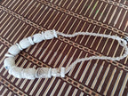 Nepal ethnic naga conch shell bead strand rustic beads barrel shape and disc shape nepalese tribal inlaid shell beads STR006V