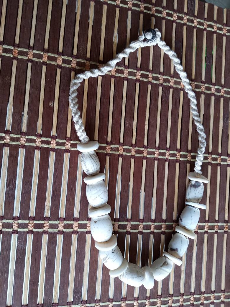 Nepal ethnic naga conch shell bead strand rustic beads barrel shape and disc shape nepalese tribal inlaid shell beads STR006AB