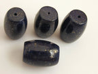 Thick Afghan lapis lazuli drum shape beads - GM183 - 1 bead