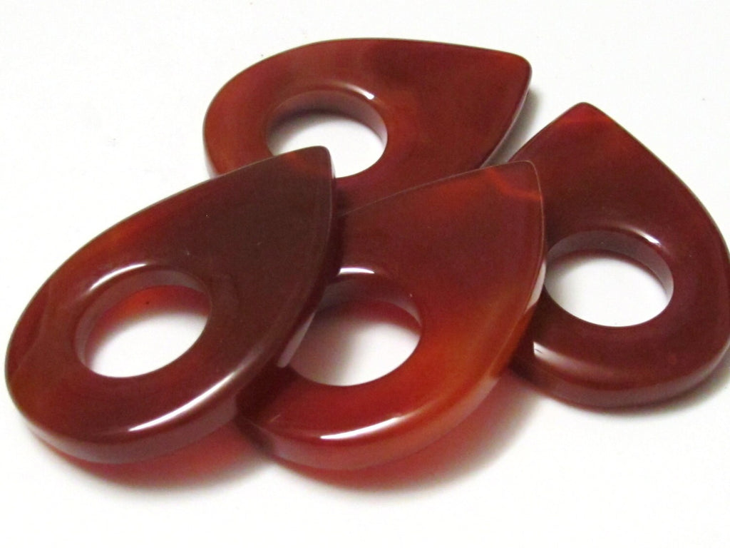 1 piece - Long Teardrop shape agate gemstone pendant bead - GM197