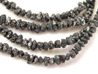 10 very tiny beads - Very Small tiny size Natural raw rough black diamonds nugget beads- rough black diamonds beads -GM198