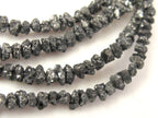 10 very tiny beads - Very Small tiny size Natural raw rough black diamonds nugget beads- rough black diamonds beads -GM198