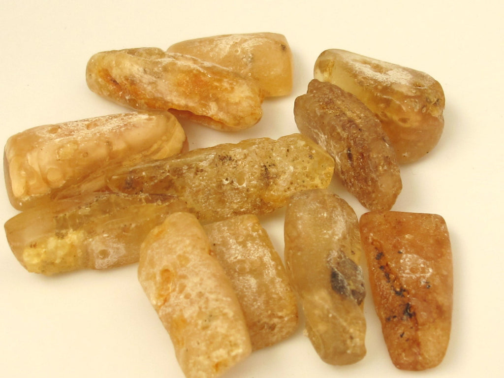 Large Raw natural rough columbian copal amber beads - 1 bead - GM199