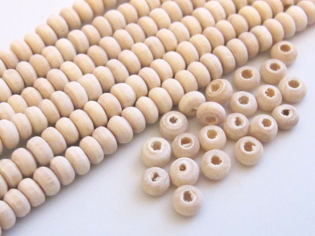50 spacer tulsi Beads - Extra Small tiny size mala spacer natural tulsi basil mala beads 4 mm size - NB097