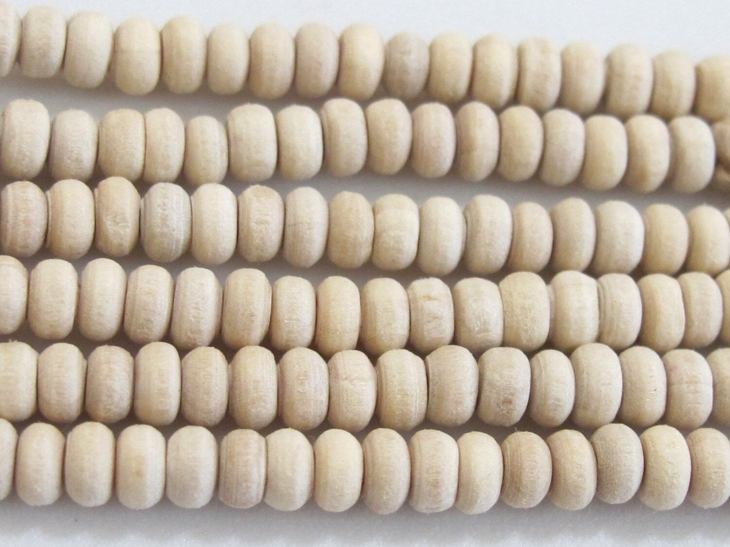 50 spacer tulsi Beads - Extra Small tiny size mala spacer natural tulsi basil mala beads 4 mm size - NB097