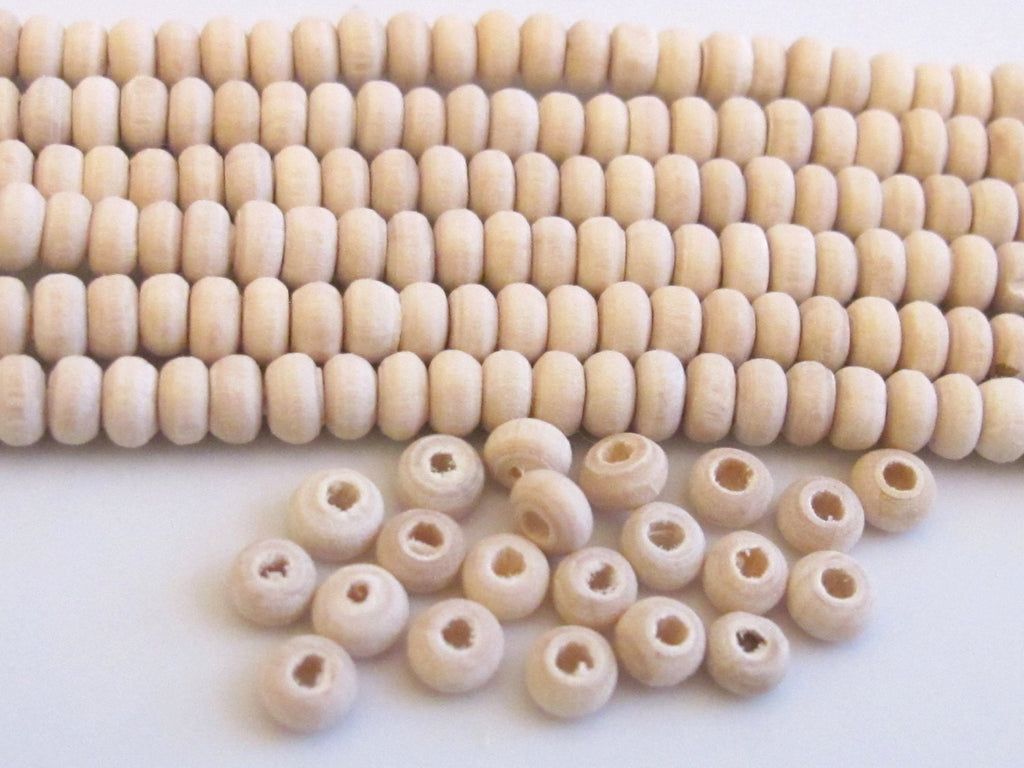 50 spacer tulsi Beads - Extra Small tiny size mala spacer natural tulsi basil mala beads 4 mm size - NB097