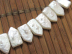 20 beads- Unique Arrow head shape Natural freshwater pearls beads- PL010