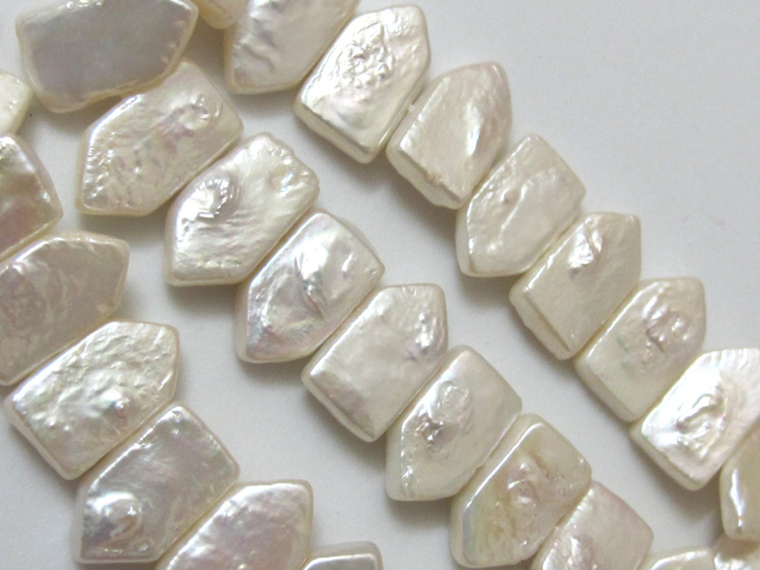 20 beads- Unique Arrow head shape Natural freshwater pearls beads- PL010