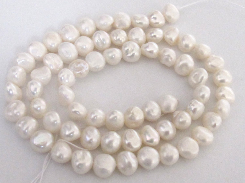 Full strand-Natural freshwater cultured cultured pearl s Full strand12 inches - PL014