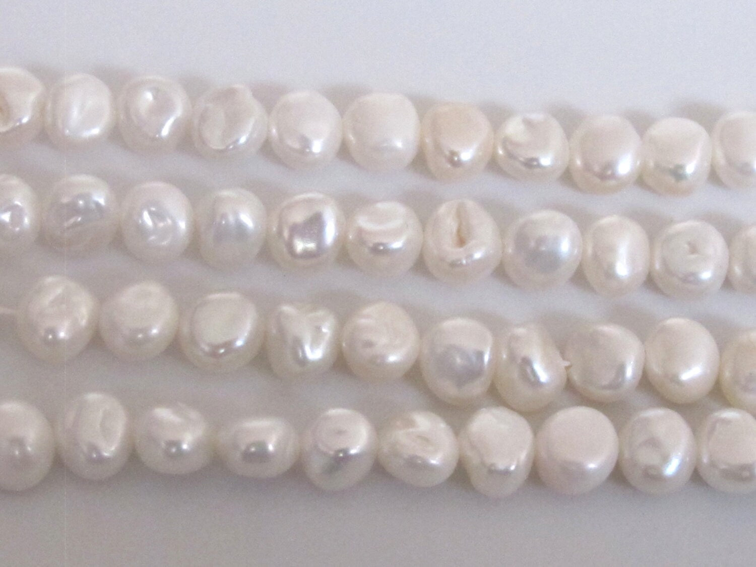 Full strand-Natural freshwater cultured cultured pearl s Full strand12 inches - PL014