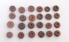 10 Beads - Small size Brown color spacer donut wood beads 5 mm- BD458