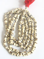 10 Beads - Tibetan skull shape cattle recycled cattle bone beads supply - ML017C
