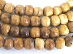 10 beads rustic brown color Thick Tibetan recycled cattle bone beads supply 10 mm size Nepal beads ML016