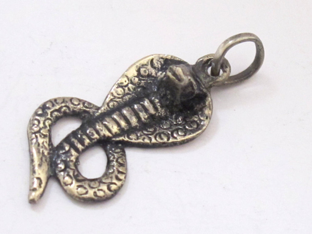 Tibetan Silver plated small size Snake pendant - CP031A