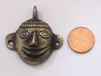 Tribal naga headhunter Brass pendant from Nepal - PM189