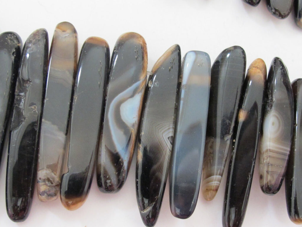 3 pieces-Natural agate sticks - GM268