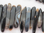 3 pieces-Natural agate sticks - GM268