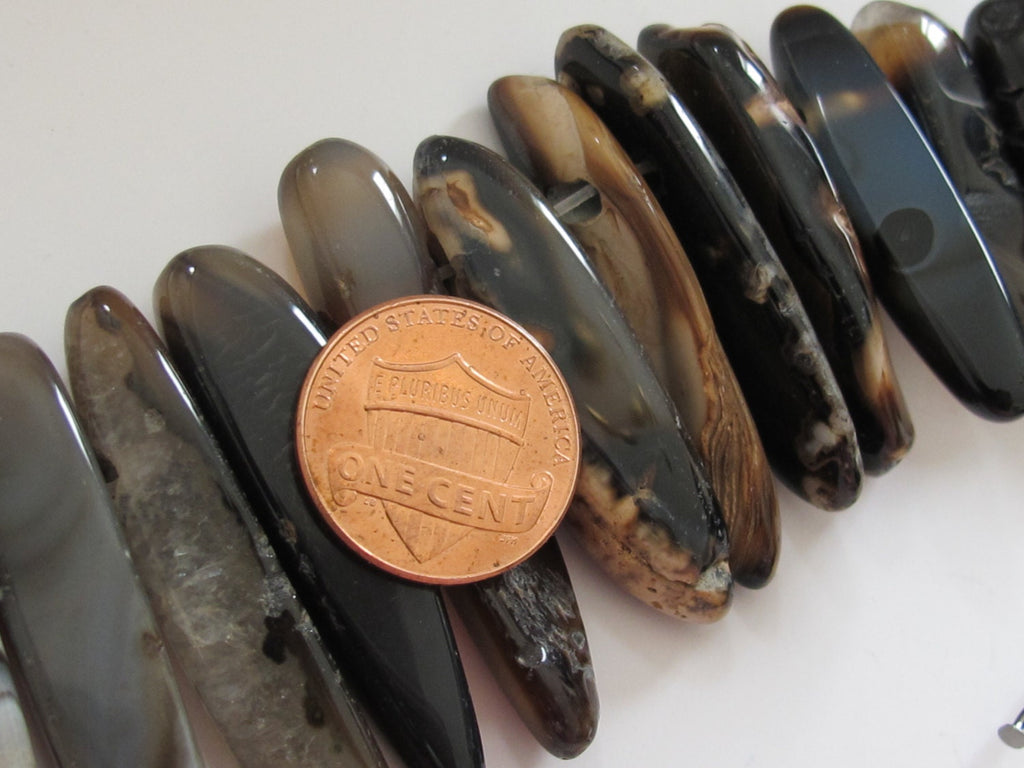 3 pieces-Natural agate sticks - GM268