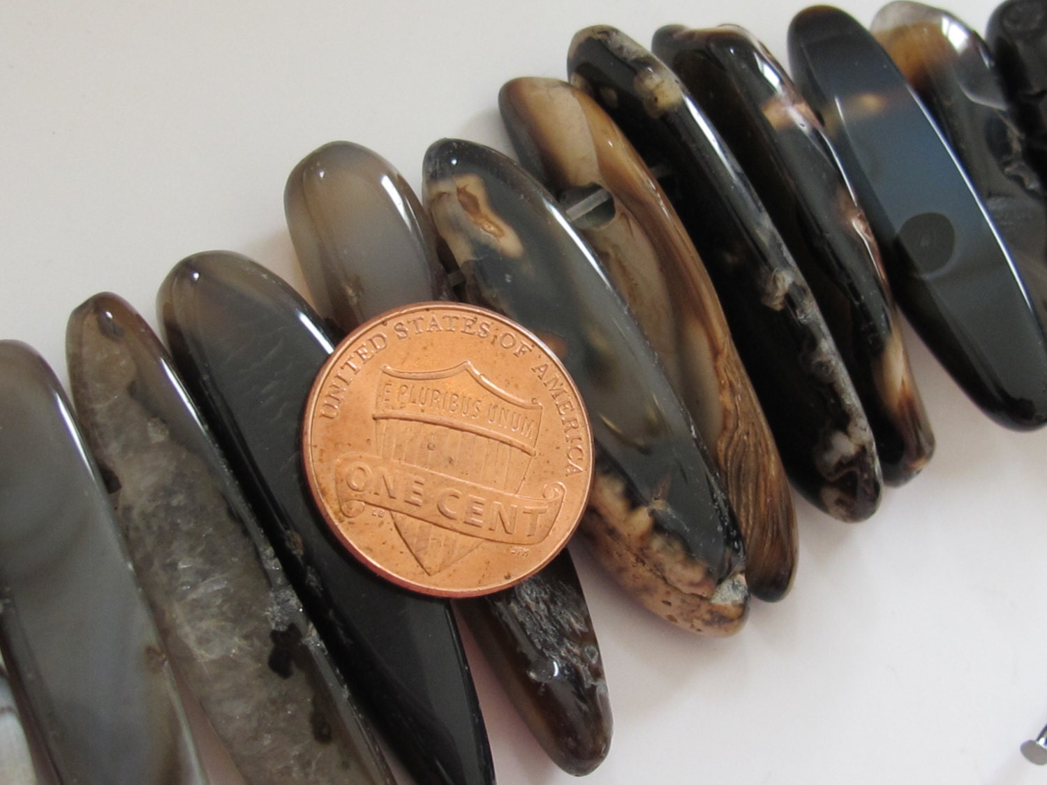 3 pieces-Natural agate sticks - GM268