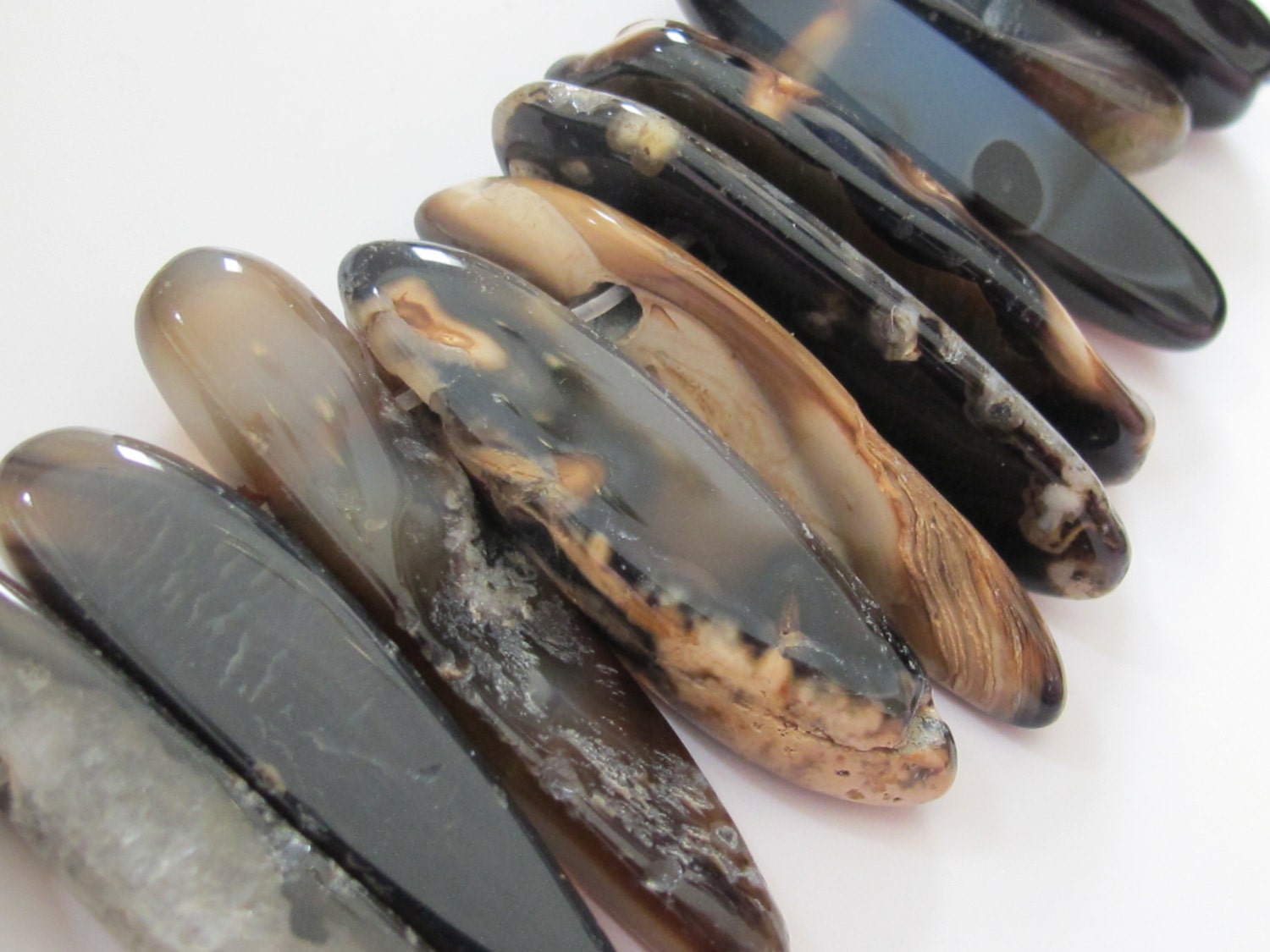 3 pieces-Natural agate sticks - GM268