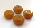 10 BEADS - Thick Small size Tibetan copal resin bead - BD536