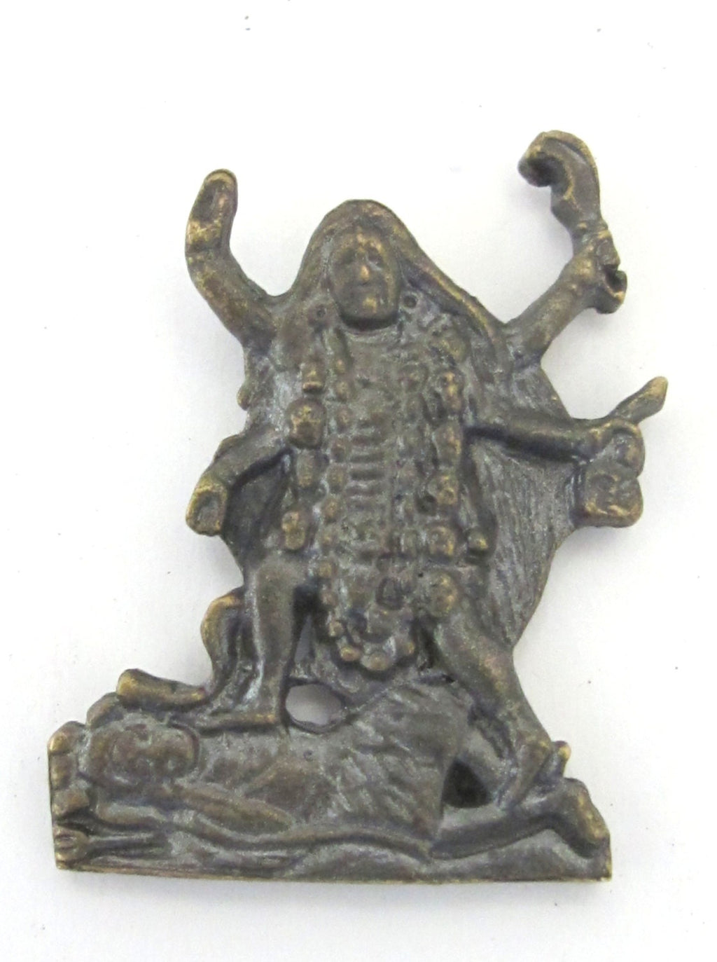 Antiqued finish Goddess Kali Shiva pendant from Nepal - CP042 custom design copyright Nepalbeadshop