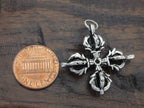 Tibetan double dorje vajra pendant - CP045