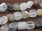 10 beads - Natural quartz beads from Nepal - GM281
