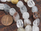10 beads - Natural quartz beads from Nepal - GM281