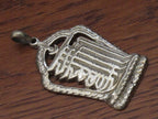 Tibetan silver kalachakra mantra pendant - 1 pendant - CP048