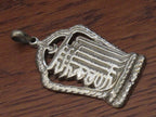Tibetan silver kalachakra mantra pendant - 1 pendant - CP048