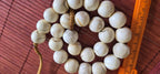 1 strand 24 beads Nepal old conch shell beads tibetan naga beads full strand rustic beads round oval shape nepal tribal shell beads STR002A