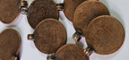 2 Coins- 25 mm old Nepal coin pendant charms - BD952G