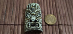 Fierce Powerful Tibetan Mahakala Deity Bone Pendant – Protector Amulet, Keyring Charm, Jewelry Supply – 1 pendant- PB054B