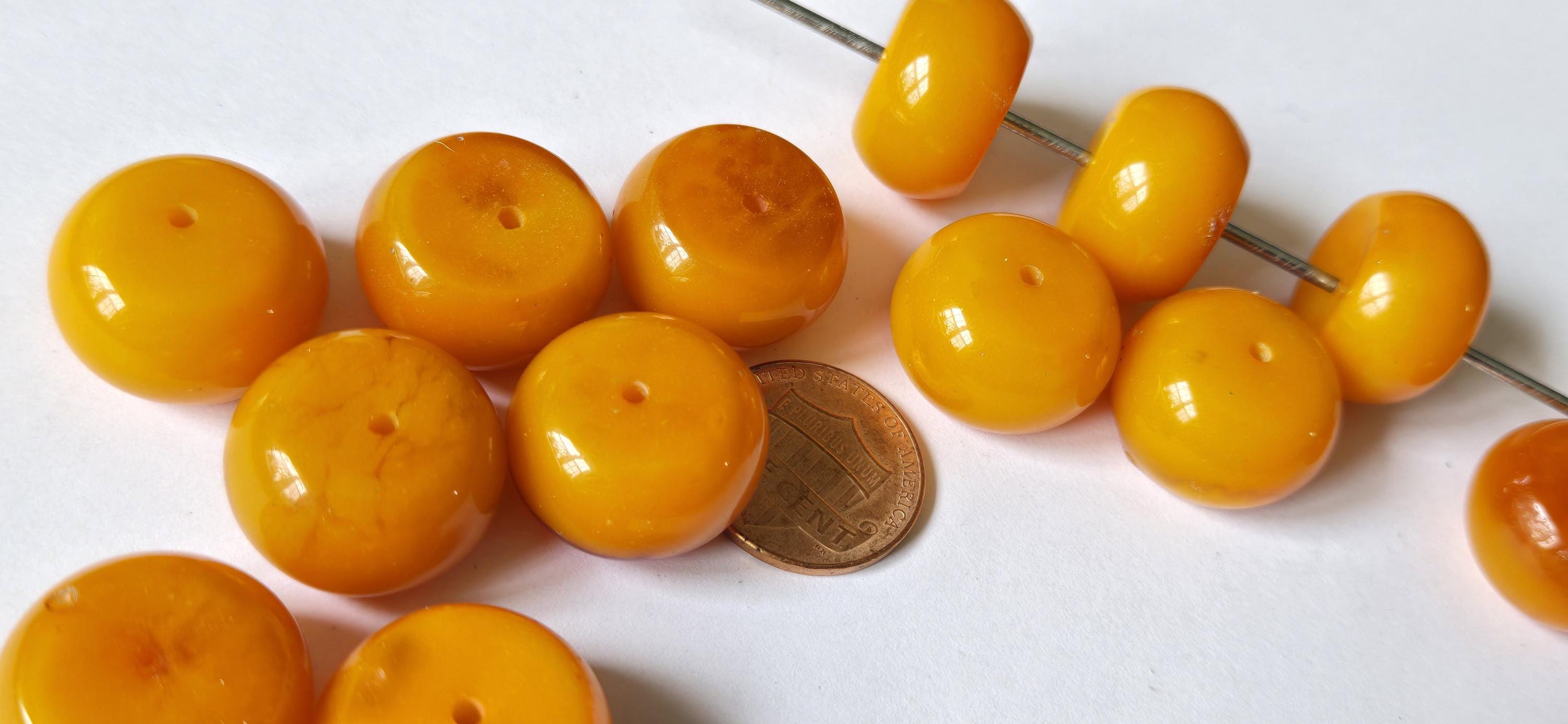 10 beads - 19-20 mm wide Tibetan Nepal beads disc shape light weight Tibetan resin beads - BD536G