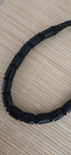 Vintage Nepal Ethnic Glass Bead Necklace with 1957 Coin Clasp c – Tribal Boho Jewelry STR005C