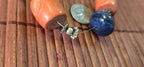 10 Vintage beads ethnic Nepal Tibetan coral and lapis beads - STR001G