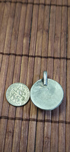 Tibetan Milky White Quartz gemstone Pendant | Himalayan Nepal Gemstone Amulet | PM439A