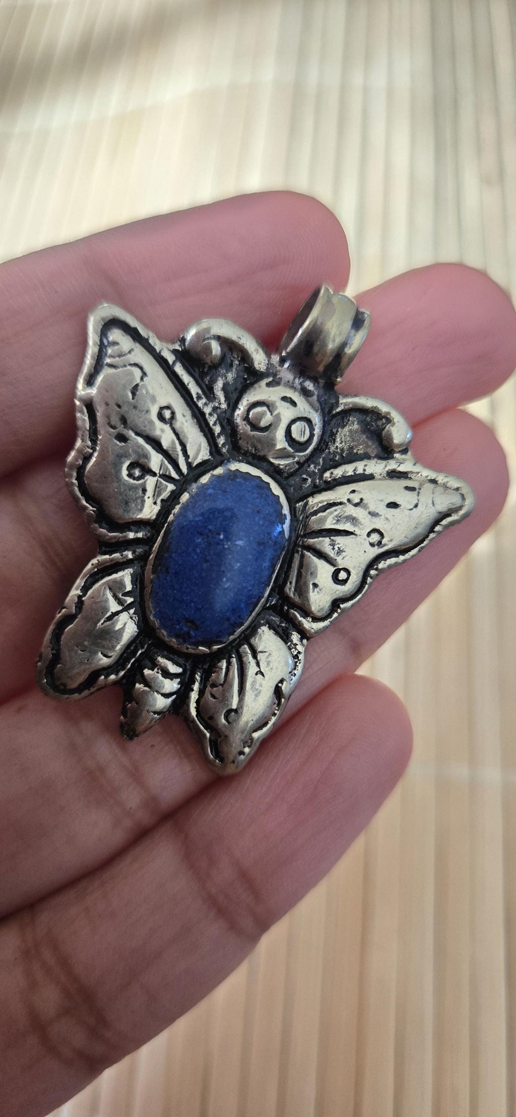 Tibetan silver color plated Butterfly Pendant antiqued finish| in Nepal | Nature-Inspired Jewelry | Gift Butterfly lovers PM003C