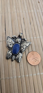 Tibetan silver color plated Butterfly Pendant antiqued finish| in Nepal | Nature-Inspired Jewelry | Gift Butterfly lovers PM003C