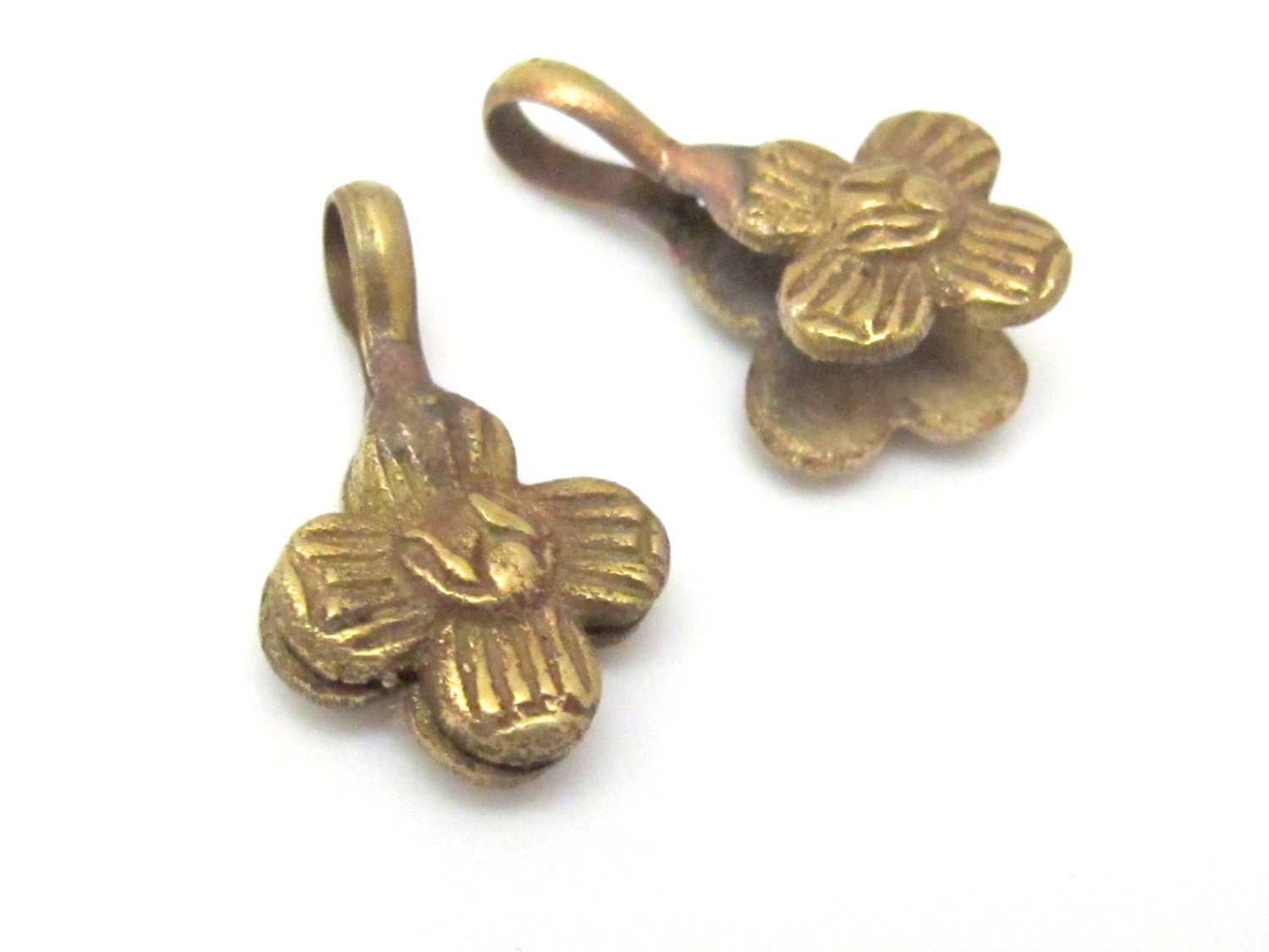 1 counter - Flower design Brass mala counter - GB002C