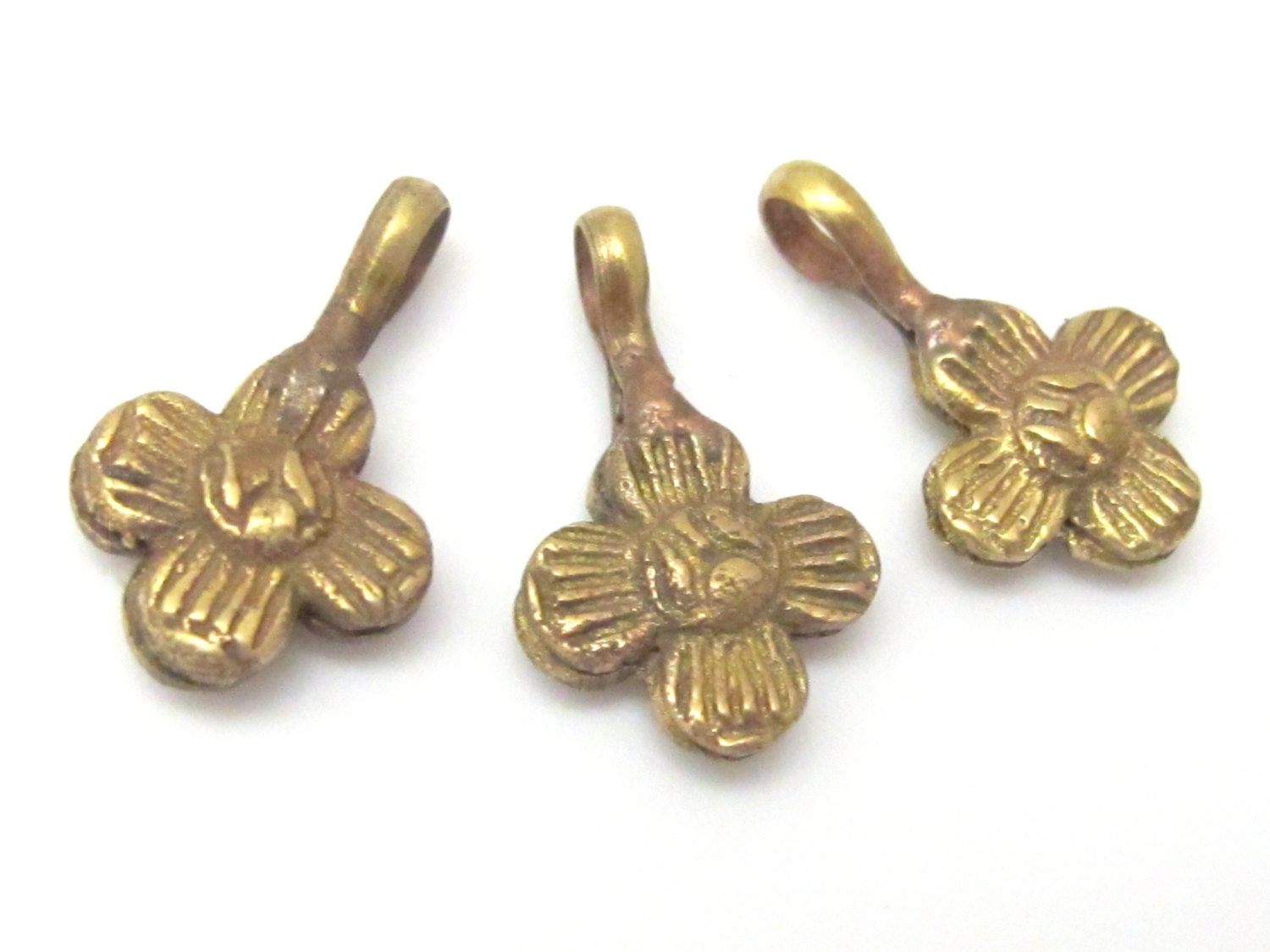 1 counter - Flower design Brass mala counter - GB002C