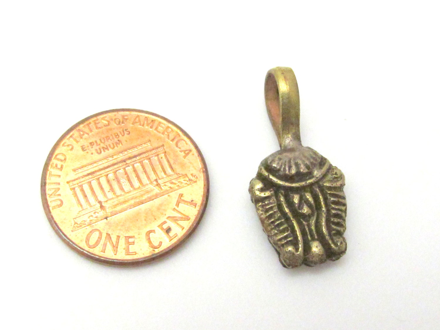 Tibetan lotus flower symbol Tibetan Brass mala counter - GB003A