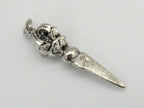 1 pendant - Tibetan silver plated Phurba dagger pendant from Nepal - CP063