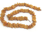 1 Full Strand 16 inches - Gold branch coral ladder style sticks 10 - 11 mm - GM333