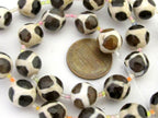 1 Full strand - Tibetan faceted agate beads 10 mm - GM334
