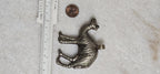 1 Pendant - Large Tibetan silver repousse carving Camel pendant from Nepal - PM346J