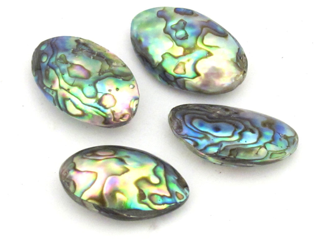 1 Bead - Large size double sided Abalone Paua Shell Beads - BD677