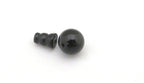 3 Guru Bead sets - 3 hole black agate gemstone Guru column Bead set 10 mm size - GB013