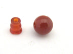 1 Guru Bead set - 3 hole agate gemstone Guru column Bead set 10 mm size - GB020A